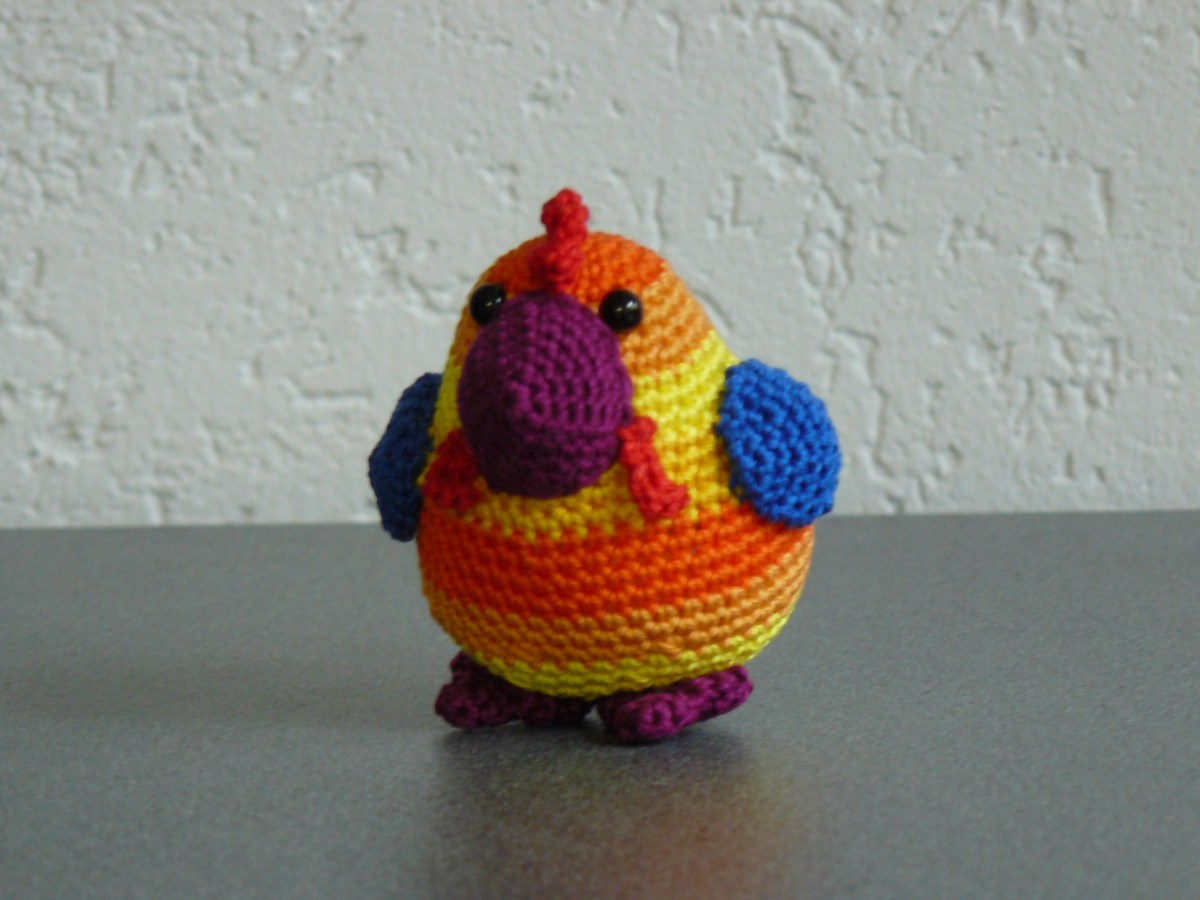 Een vrolijk kippetje