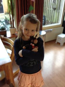 Dian en Rudolf de rednosed Reindeer