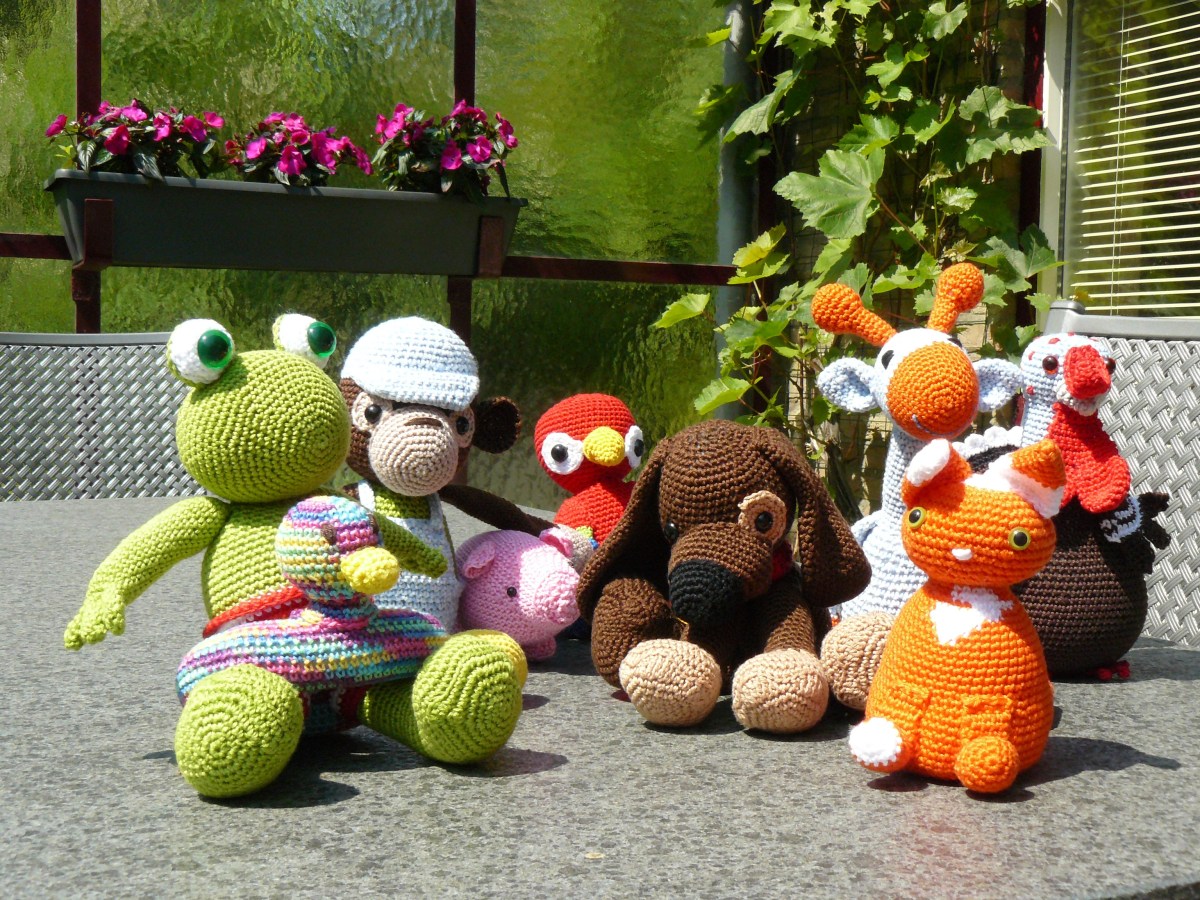 Collectie knuffels voor Sophia