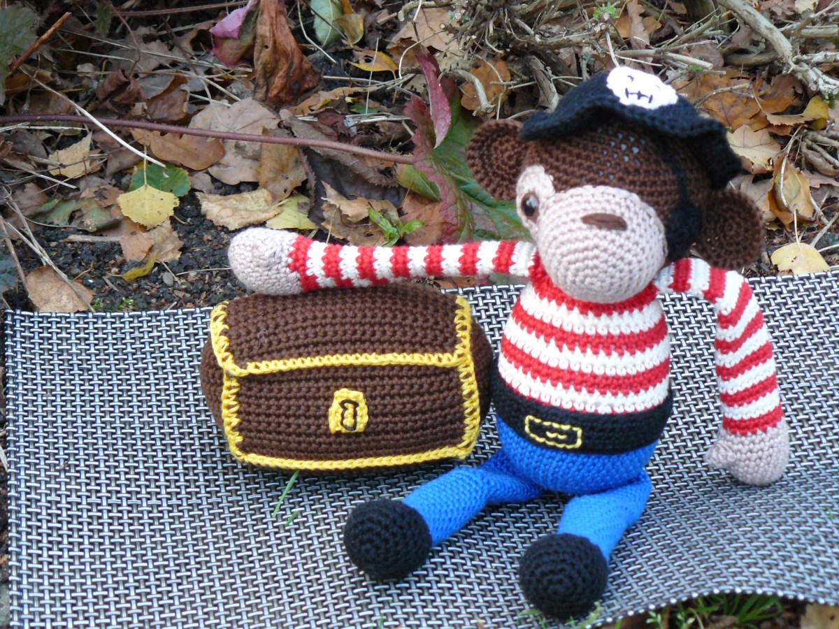 Pieraat met schatkist