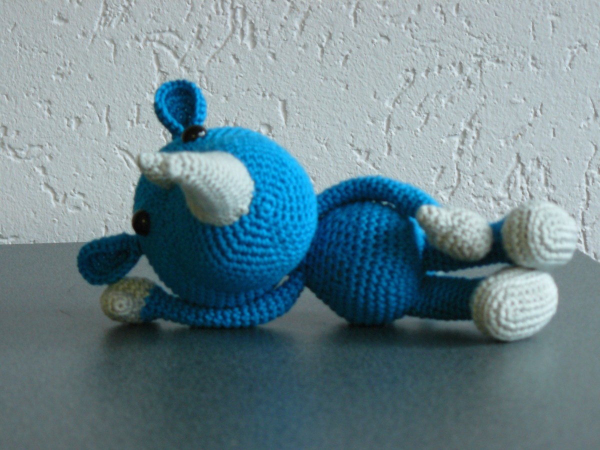 Een stoere neushoorn