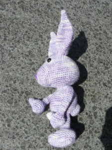 Leuk konijntje in zachte wol